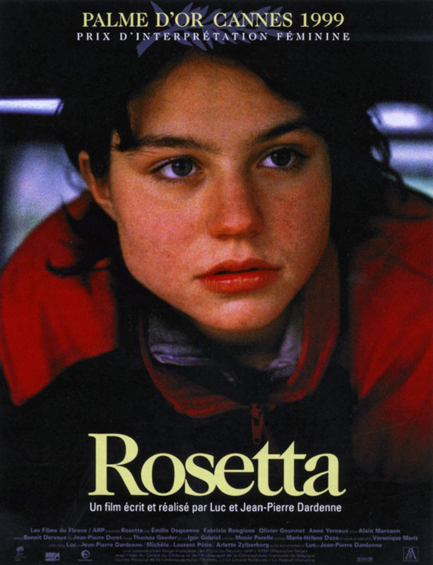 《罗塞塔 / Rosetta》戛纳版比利时电影海报，用于比利时禁忌结局解析：沉默之后的选择专题
