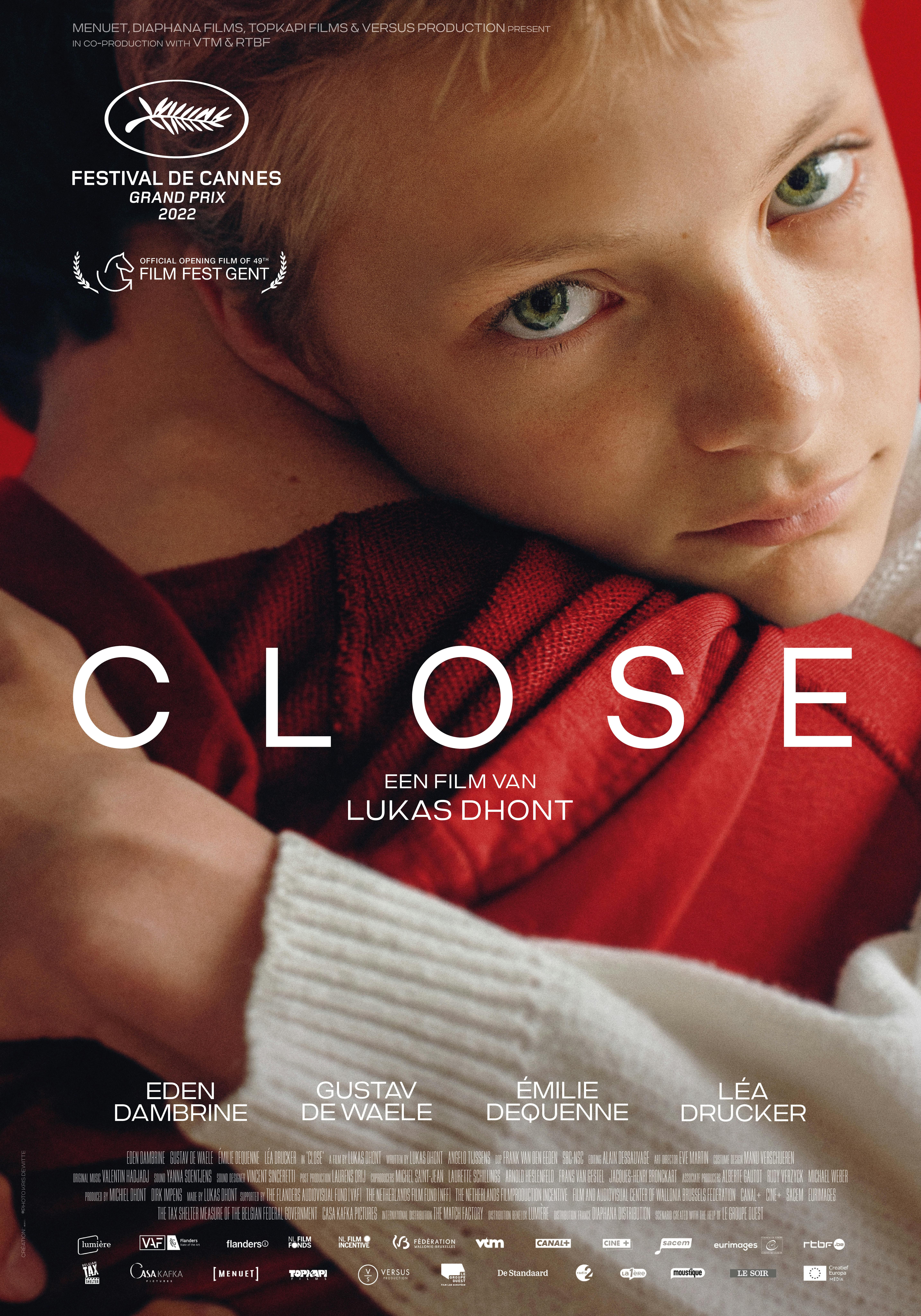 《亲密 / Close》比利时电影海报，用于比利时禁忌电影资料与拍摄背景导读专题